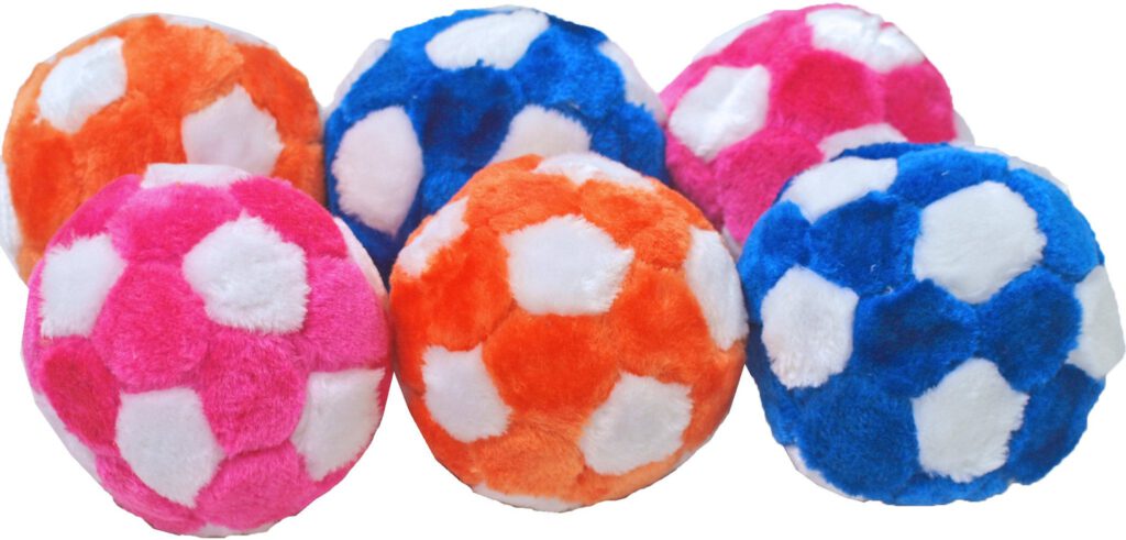 Hpbaggy Pluche voetbalspeelgoed, pluche voetbal, 25 cm, pluche kussen, kinderkamer, decoratie, kussen, zacht, wollig, cadeau voor kinderen, voetballiefhebbers, jongens en meisjes