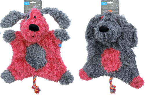 Girls Teckel XXL met Piep - Grijs/Roze