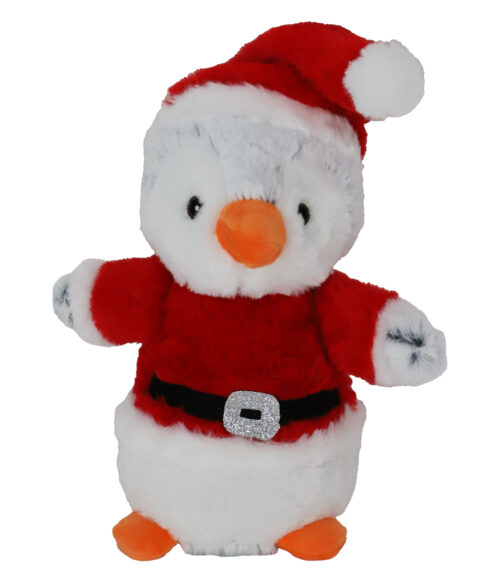 Pluche Pinguïn met Kerstpak