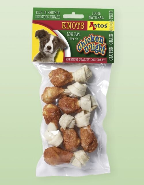 Chicken D'light Knots - 100 Gram
