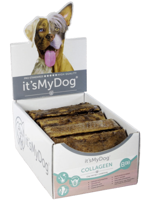 Collageen Chips met Kip en Runderlong - 3 Stuks