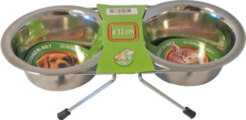 Dinner-Set met 2 RVS Bakken - Ø 13 cm