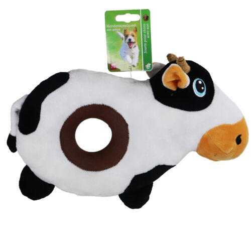 Donut Pluche Koe met Piep