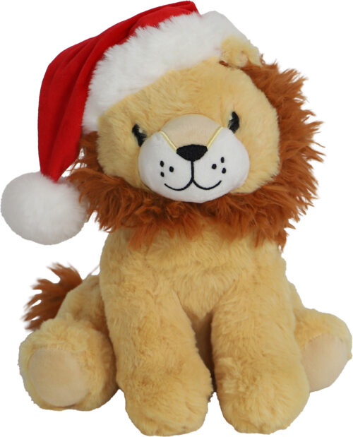 Kerstpeelgoed Hond Leeuw met Piep 25cm