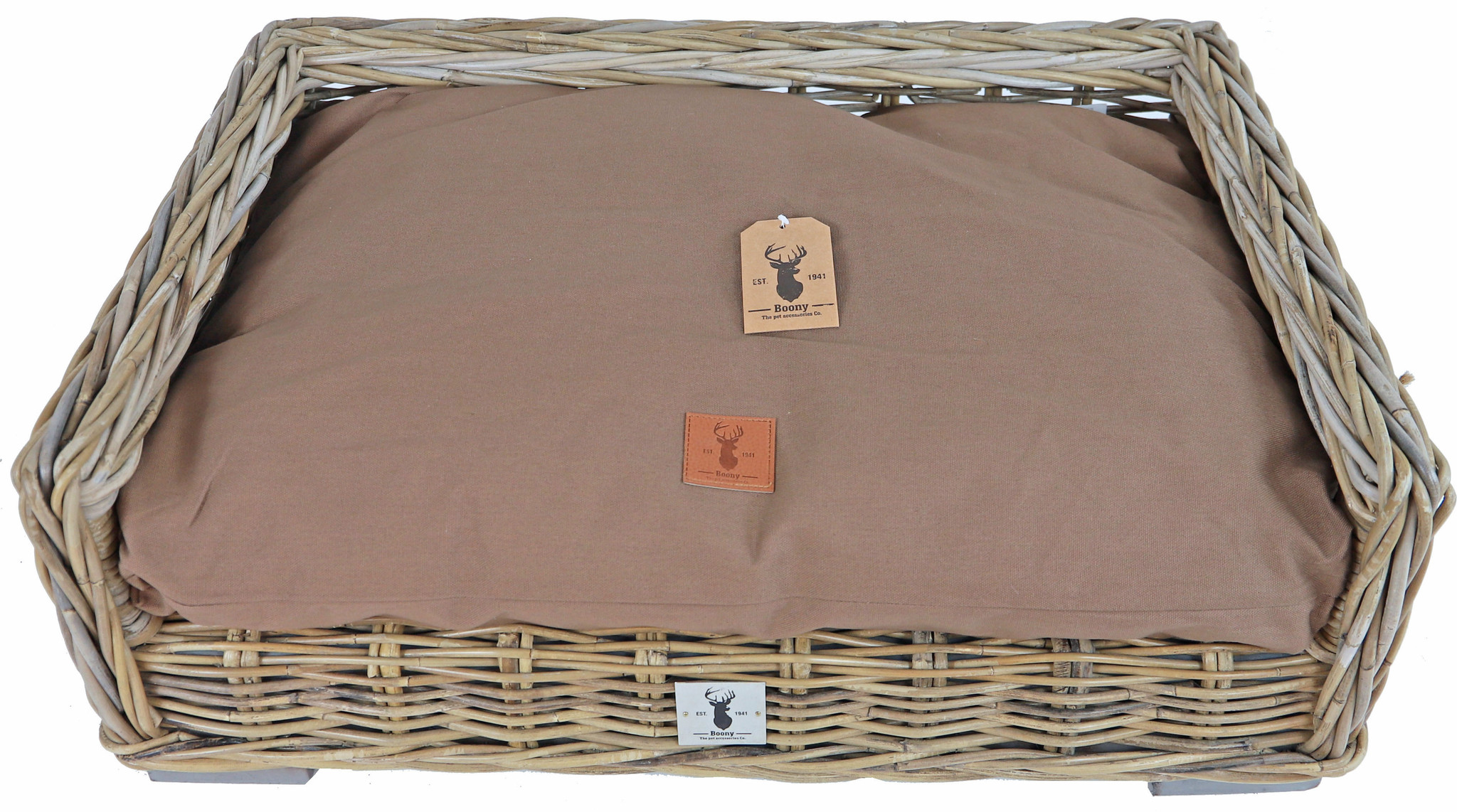 Boony Est 1941 Ligkussen Basic Brown