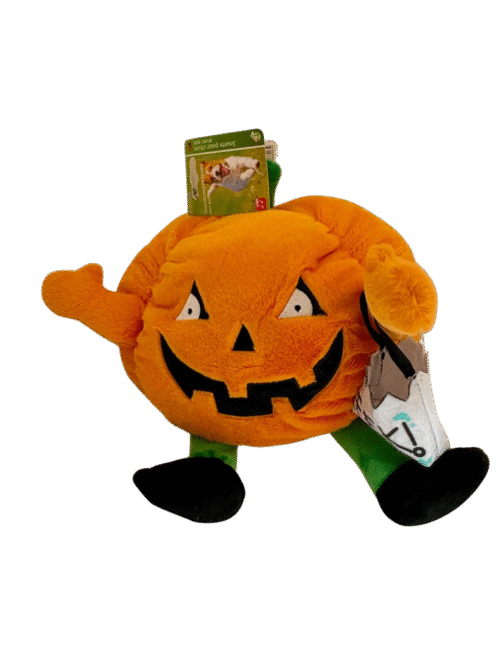 Halloween Pompoen Hondenknuffel - 28cm