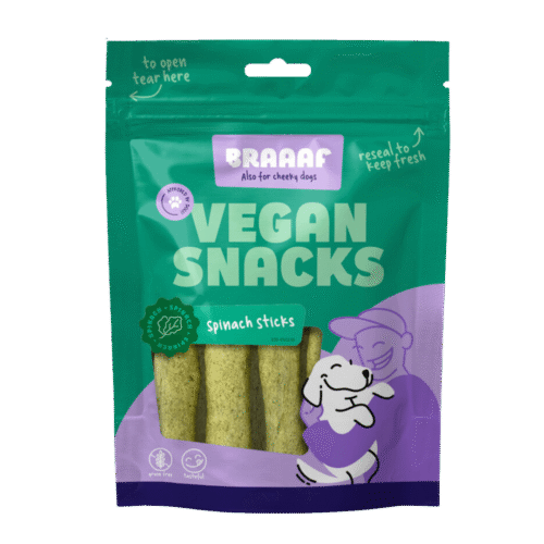 Vegan Snacks Spinazie Sticks 12cm - 80 Gram