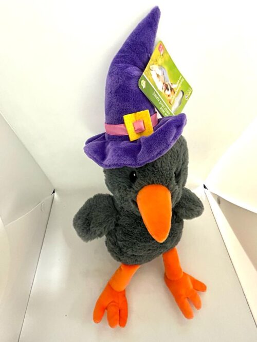 Pluche Vogel met Pelgrimshoed